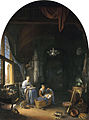 De jonge moeder (1658) Gerrit Dou