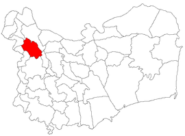 Location in Tulcea County