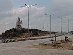 Lord Vinayaka statue on the way to the hilltop