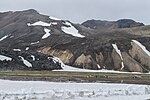 Övernattningsplats i Landmannalaugardalen