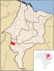 Estreito -MA – Mappa