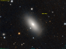 NGC 4813 — леќеста галаксија во соѕвездието Девица