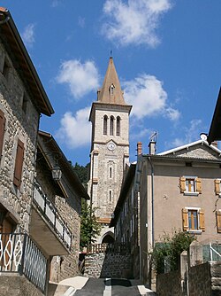 Skyline of Rochepaule