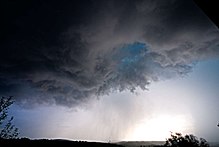 Unwetter mit Starkregen und Hagel