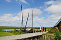 Frilandsmuseets havn ved Falen Å, der 500 m længere mod nord løber ud i Ringkøbing Fjord