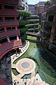 Canal City's pool and hedge balconies