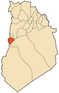 Location of Boussemghoun within El Bayadh Province