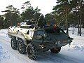 Ruotsalainen XA-203S talvivarustuksessa, Ruotsissa 2007