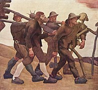 Albin Egger-Lienz: La danza de la muerte de año nuevo (1906-1908)