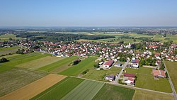 Skyline of Amberg (Unterallgäu)