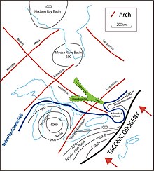 北米大陸東岸の地向斜