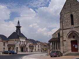 L'église et la mairie