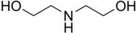 Structuurformule van di-ethanolamine