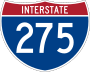 Interstate 275 marker