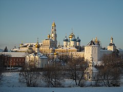 La laure (monastère) de saint Serge à Serguiev Possad en Russie.