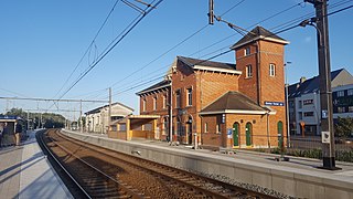 Bâtiment de la gare construit en 1856.