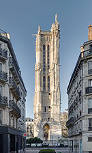 La Tour Saint-Jacques un esempio sopravvissuto di gotico rayonnant (1509–22)