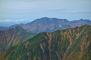 カムイエクウチカウシ山からの幌尻岳