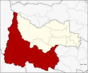 Amplasarea districtului în provincia Uthai Thani