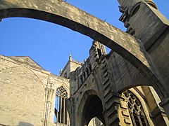 Narbonne, élévation de la nef inachevée, début XVIIIe siècle.