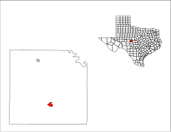 Location in Concho County