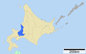 Mapa a pakabirukan ti Subprepektura ti Ishikari