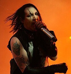 Marilyn Manson esiintymässä Norjassa vuonna 2009