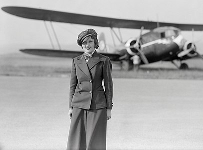 Nelly Diener, première hôtesse de l'air en Europe