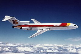 Een Boeing 727 van Iberia