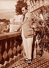 Enrico Caruso à l'Hôtel Vittoria à Sorrente, quelques jours avant sa mort.