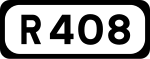 R408 road shield}}