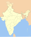 Blank map of India, used as a base map for other India maps. It is a featured picture and an example of a SVG format map.