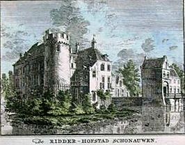 Kasteel Schonauwen in 1750