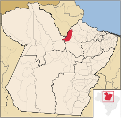 Location in the State of Pará