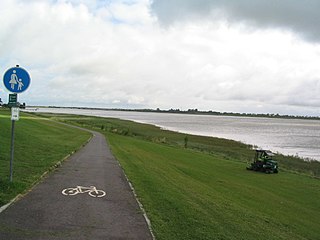 アイダー川沿いの自転車道（ドイツ）