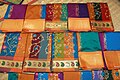 Image 16Kanchipuram silk saris worn by women on special occasions. (from Tamils)