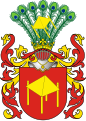 Herb Leszczyc z wizerunkiem brogu