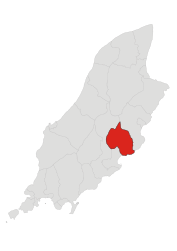 Onchan – Mappa