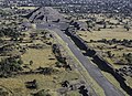 Image 13The Avenue of the Dead in Teotihuacan originates with the Pyramid of the Moon, forming the basis of the city grid. (from History of cities)