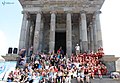 Vartavar au temple de Garni en 2014.