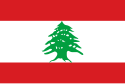 Flag of Lebanon.