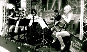 Sonus Quartet playing the 2010 NAMM Show