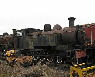 SAR Class A no. 103 with Belpaire firebox, 2010