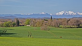 The north view of La Courtète