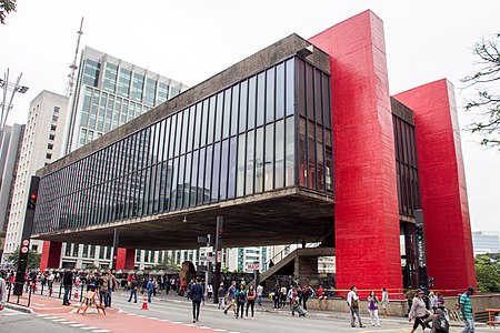 São Paulo Museum of Art, MASP, by Lina Bo Bardi (1957–68)