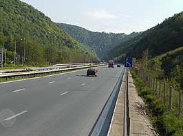 De A2 bij Botevgrad