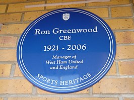 Herinnering aan Ron Greenwood