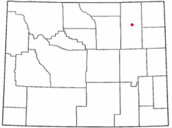 موقعیت در ایالت وایومینگ