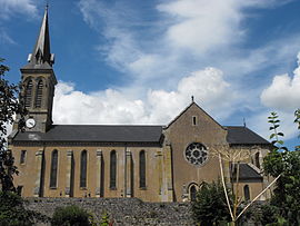 Le bourg, vu du ciel.