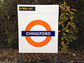 London Overground roundel signage on Platform 3.